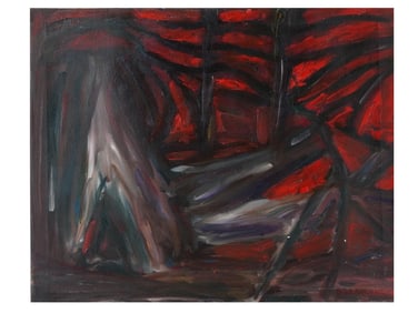 ABSTRACT CANADIAN OIL PAINTING BY JUSTIN OBRADOVIC