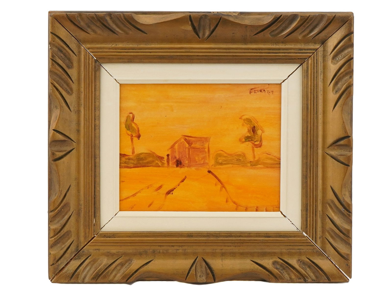 CANADIAN RURAL OIL PAINTING SIGNED BARKER FAIRLEY (1 of 5)