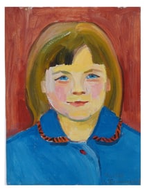 UKRAINIAN OIL PORTRAIT PAINTING BY E TKACHENKO