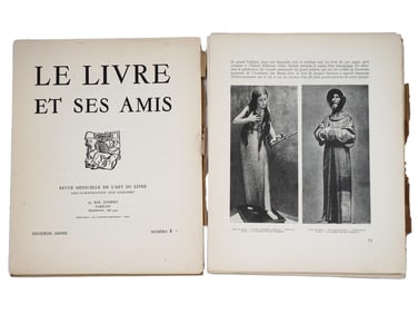 1946 FRENCH LE LIVRE ET SES AMIS MAGAZINE ISSUE 8