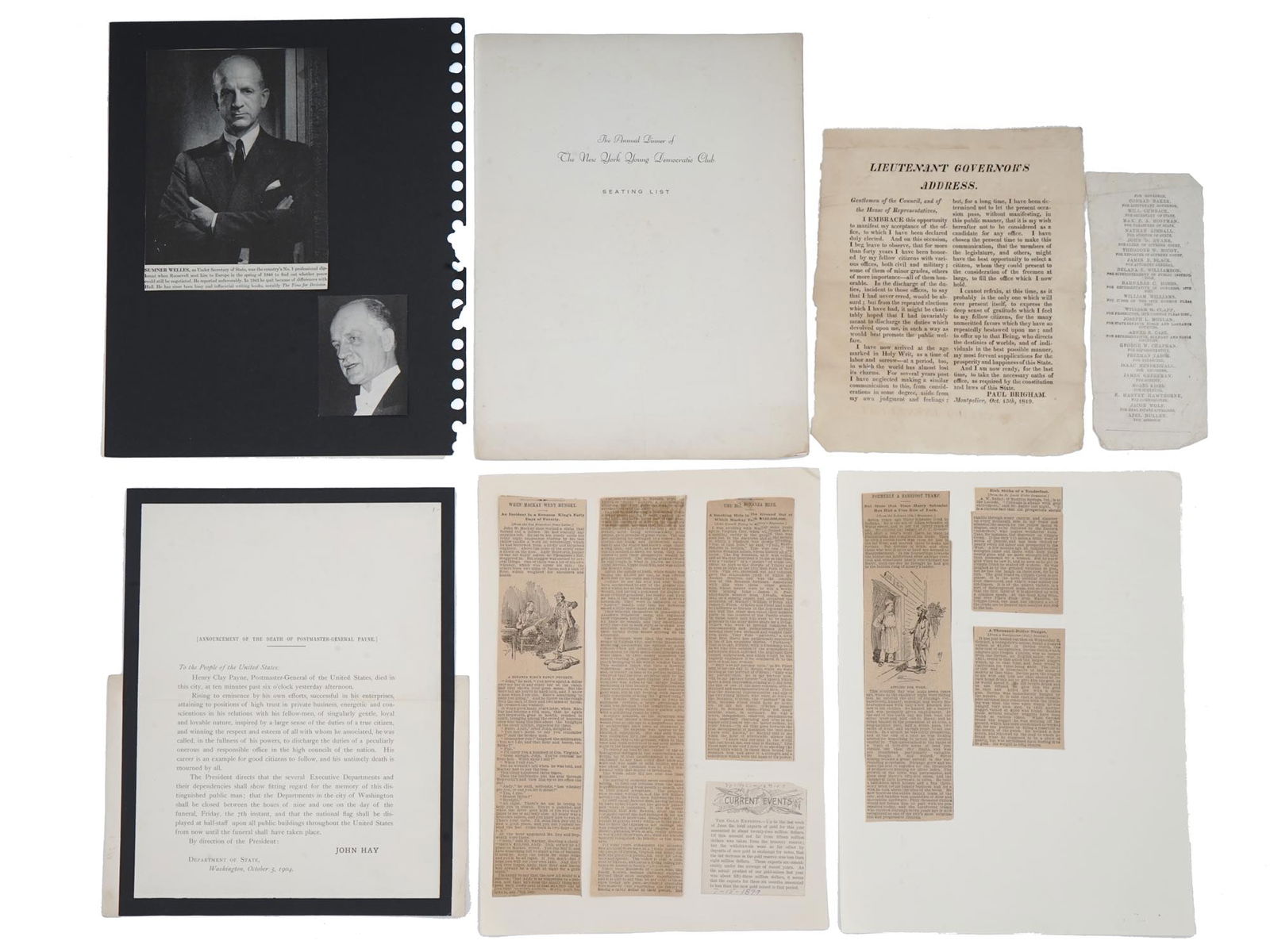 ANTIQUE AND VINTAGE AMERICAN POLITICAL EPHEMERA (1 of 6)