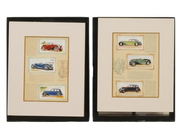 VINTAGE BRITISH TOBACCO MOTOR CAR CIGARETTE CARDS