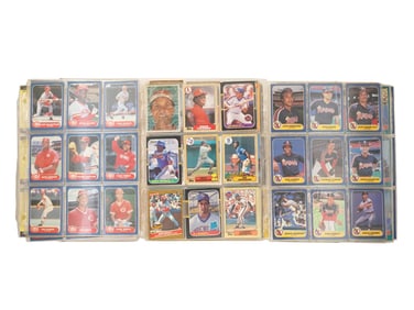 COLLECTION OF ASSORTED BASEBALL SPORTS CARDS 1980S