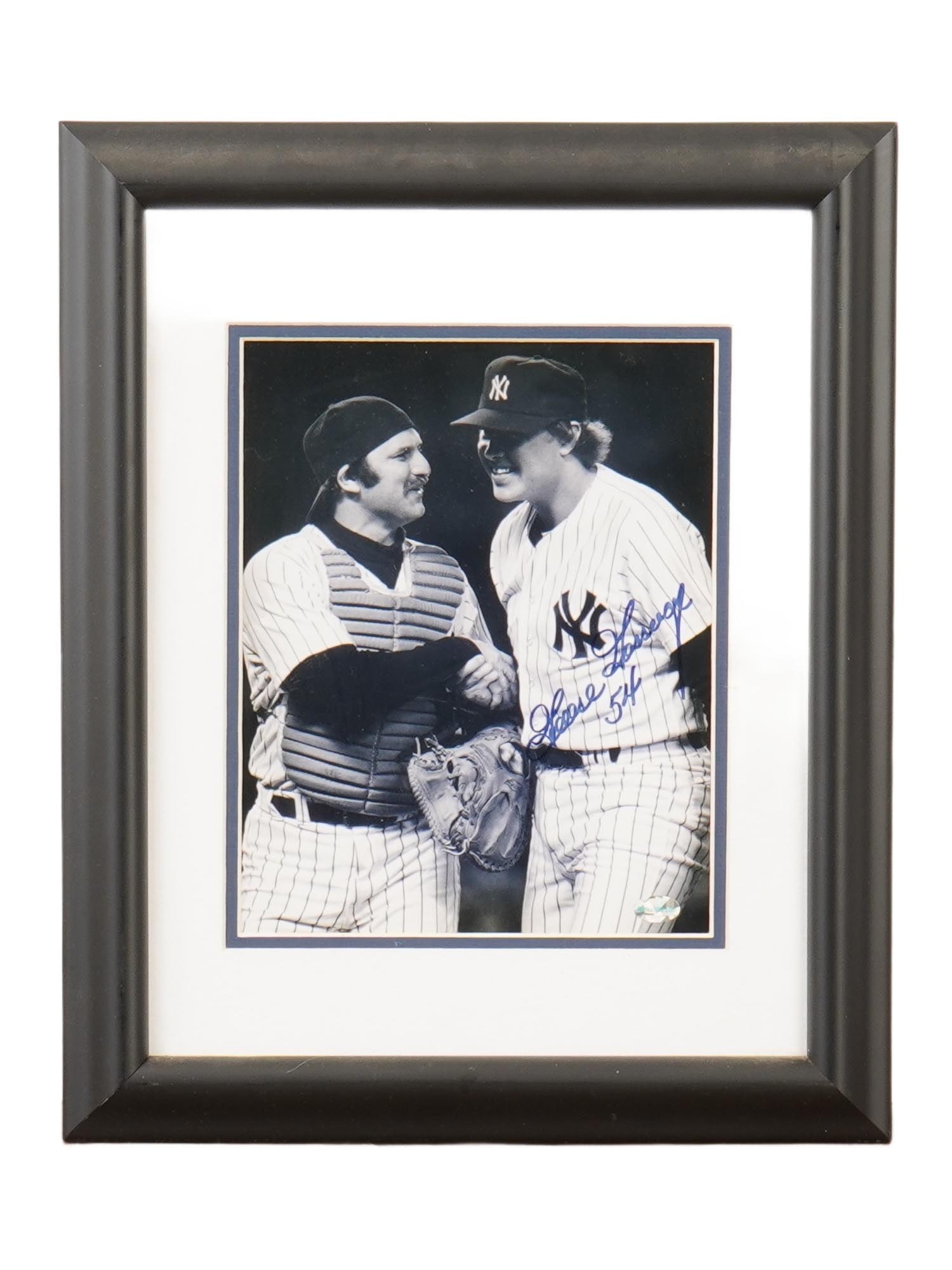 VINTAGE PHOTOGRAPH THURMAN MUNSON GOOSE GOSSAGE SIGNED (1 of 7)