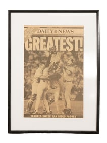 VTG DAILY NEWS WORLD SERIES NEW YORK YANKEES PAGE