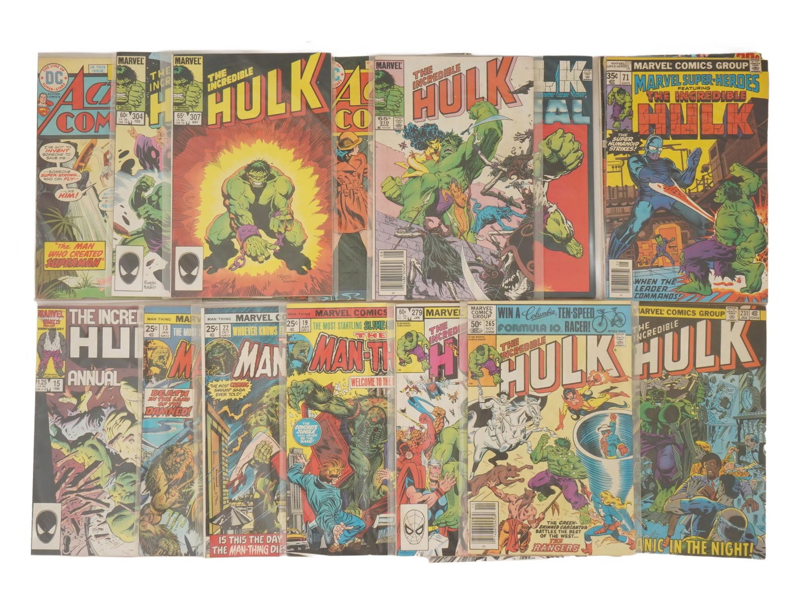 VINTAGE COMIC BOOKS THE INCREDIBLE HULK MAN THING (1 of 5)