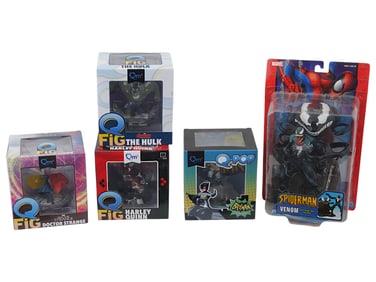 VINTAGE MARVEL AND DC MOVIES RELATED SUPERHERO TOYS IOB