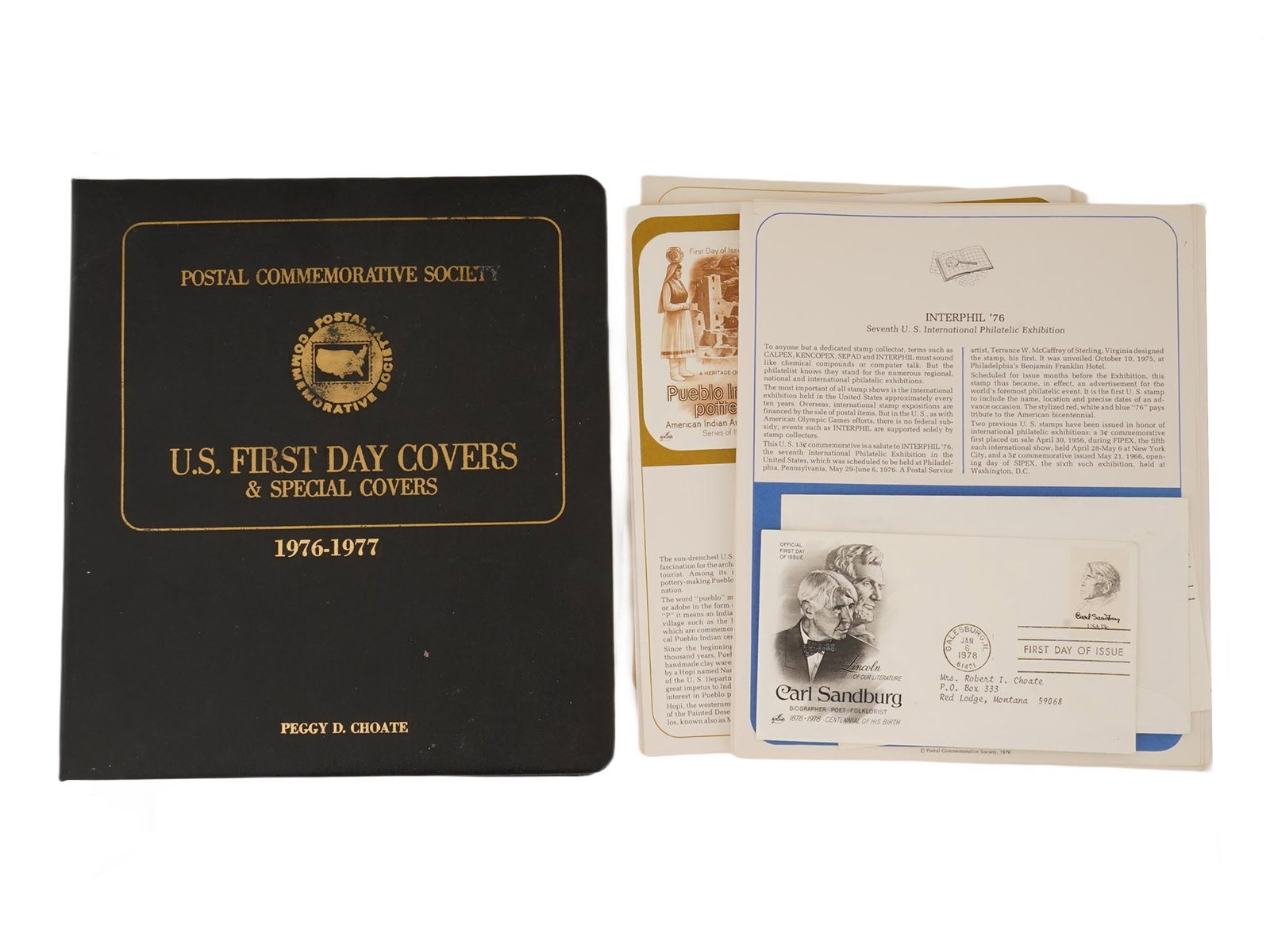 US FIRST DAY COVERS COLLECTION FROM POSTAL SOCIETY (1 of 5)