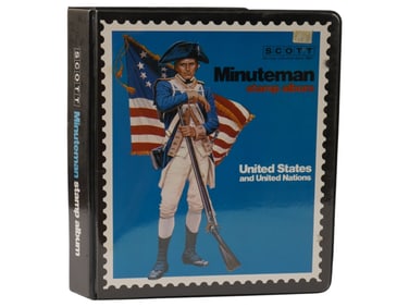 COLLECTION OF VINTAGE AMERICAN POSTAGE STAMPS IN ALBUM