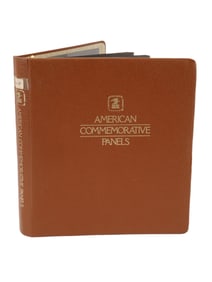 LOT OF VTG AMERICAN COMMEMORATIVE STAMPS IN ALBUM