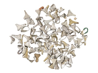 COLLECTION OF ENGRAVED RING BANDS WITHOUT STONES