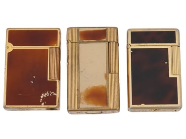 LOT OF MID CENTURY FRENCH ST DUPONT GAS LIGHTERS