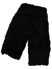 LADIES NATURAL RABBIT FUR SCARF