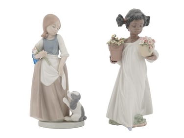NAO LLADRO SPANISH PORCELAIN FIGURINES OF GIRLS