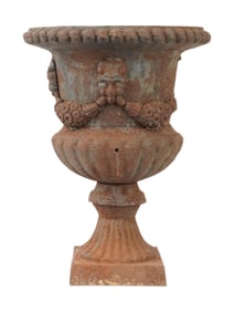 VINTAGE CAST IRON GARDEN PLANTER