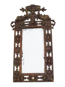 ANTIQUE BRADLEY AND HUBBARD BRONZE VANITY MIRROR