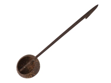 ANTIQUE SOUTH AMERICAN COCONUT SHELL LADLE