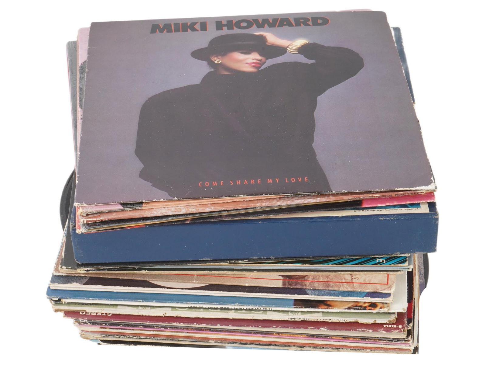 COLLECTION OF 37 VINTAGE MUSIC VINYL RECORDS (1 of 6)