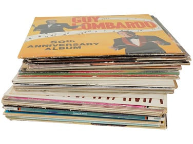 COLLECTION OF 35 VINTAGE VINYL LP RECORDS MULTIPLE STYLES