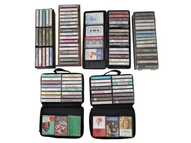 105 ORIGINAL RECORDING CASSETTE TAPES ROCK POP CLASSICS
