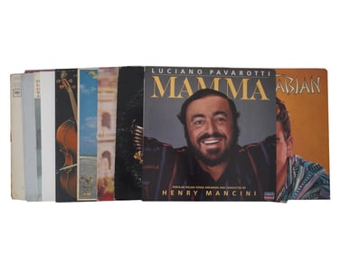 COLLECTION OF 32 VARIOUS MUSIC VINYL LP HI FI RECORDS