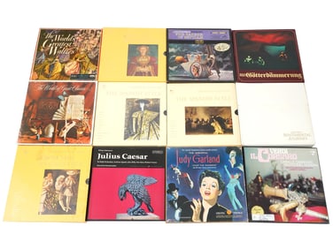 COLLECTION OF VINTAGE BOXED SETS CLASSICAL LP RECORDS