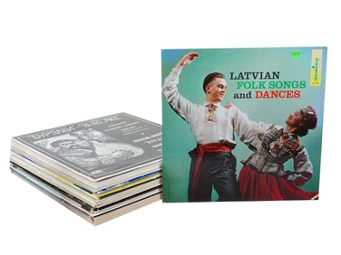 18 RUSSIAN UKRAINIAN BALTIC CANADIAN LP MUSIC RECORDS