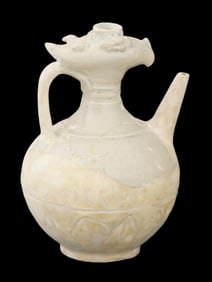 CHINESE CERAMIC QINGBAI PHOENIX HEAD FIGURAL EWER