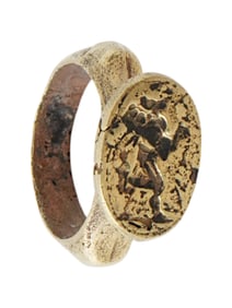 ANCIENT ROMAN EMPIRE BRONZE SIGNET RING