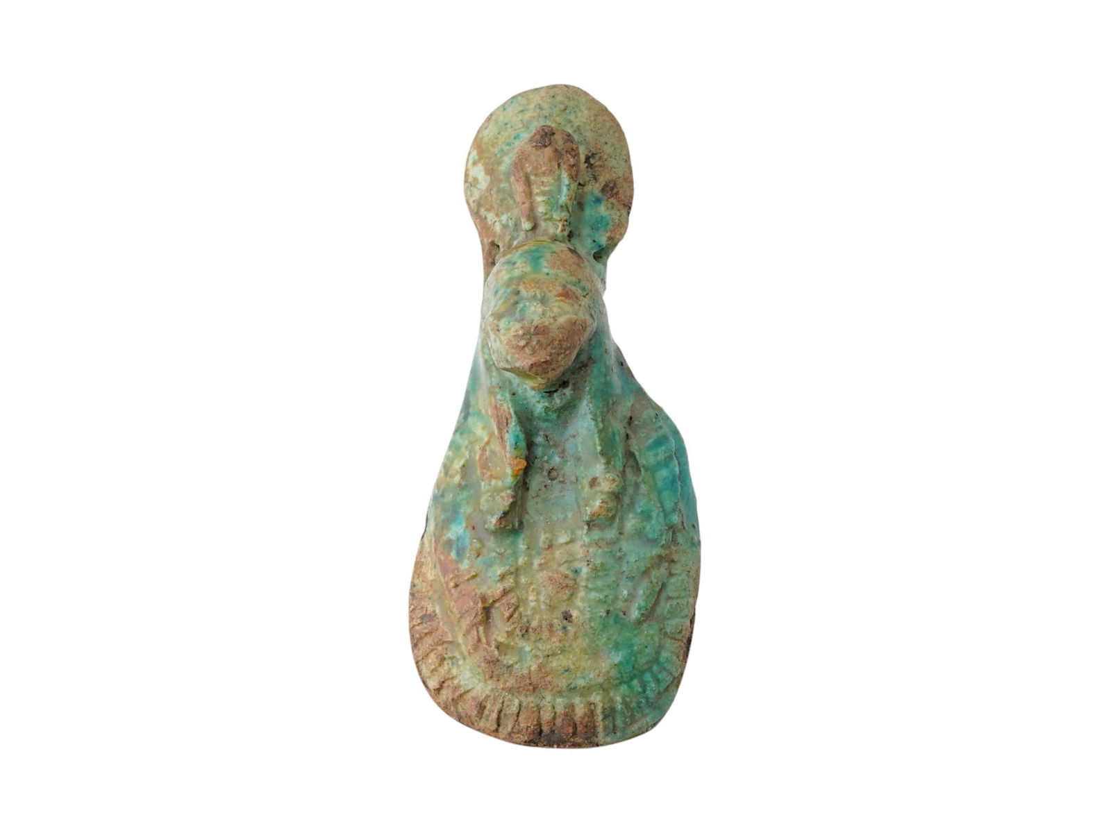ANCIENT EGYPTIAN GLAZED FAIENCE AMULET (1 of 4)