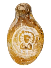 ANCIENT ROMAN EMPIRE GLASS PENDANT OF SOL