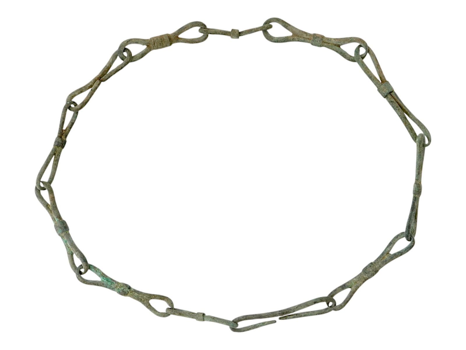 700 TO 200 BC ANCIENT CELTIC BRONZE CHAIN (1 of 5)