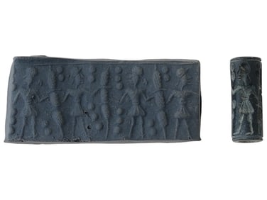 ANCIENT NEAR EASTERN SYRIAN CARVED STONE SEAL 2000 BC