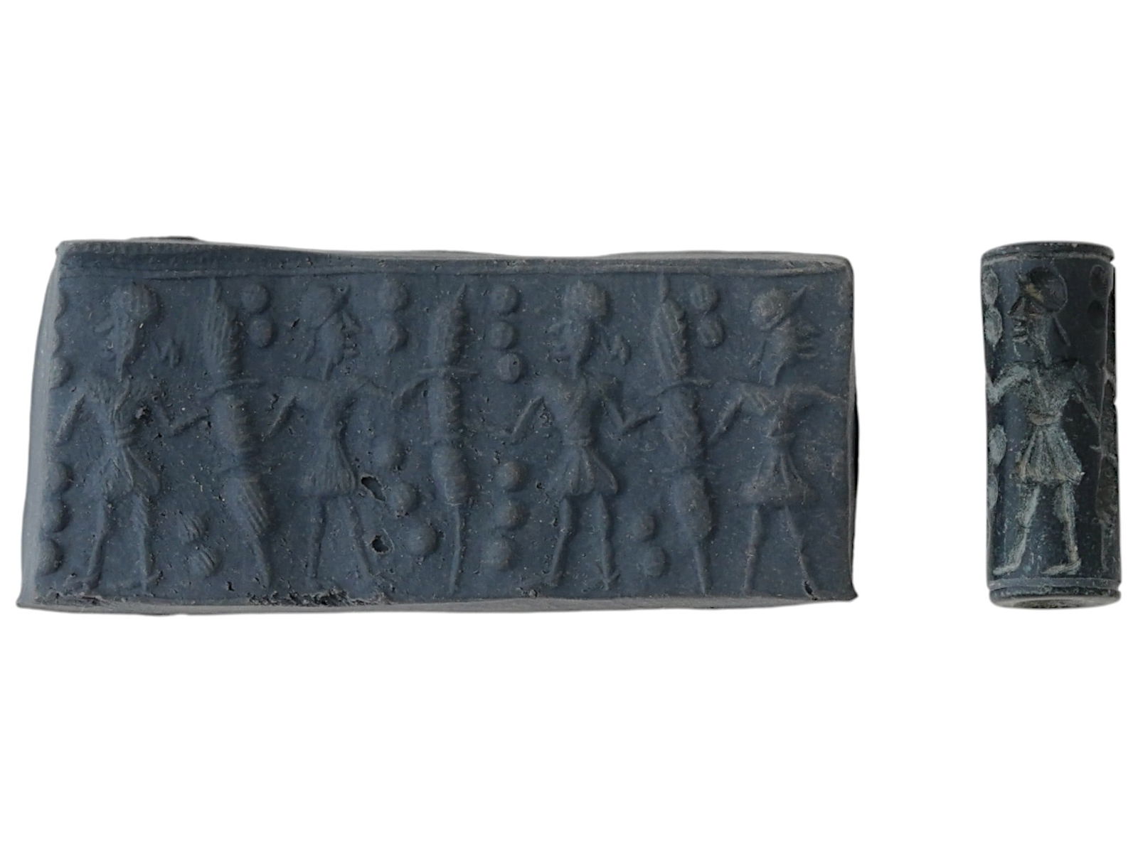 ANCIENT NEAR EASTERN SYRIAN CARVED STONE SEAL 2000 BC (1 of 4)