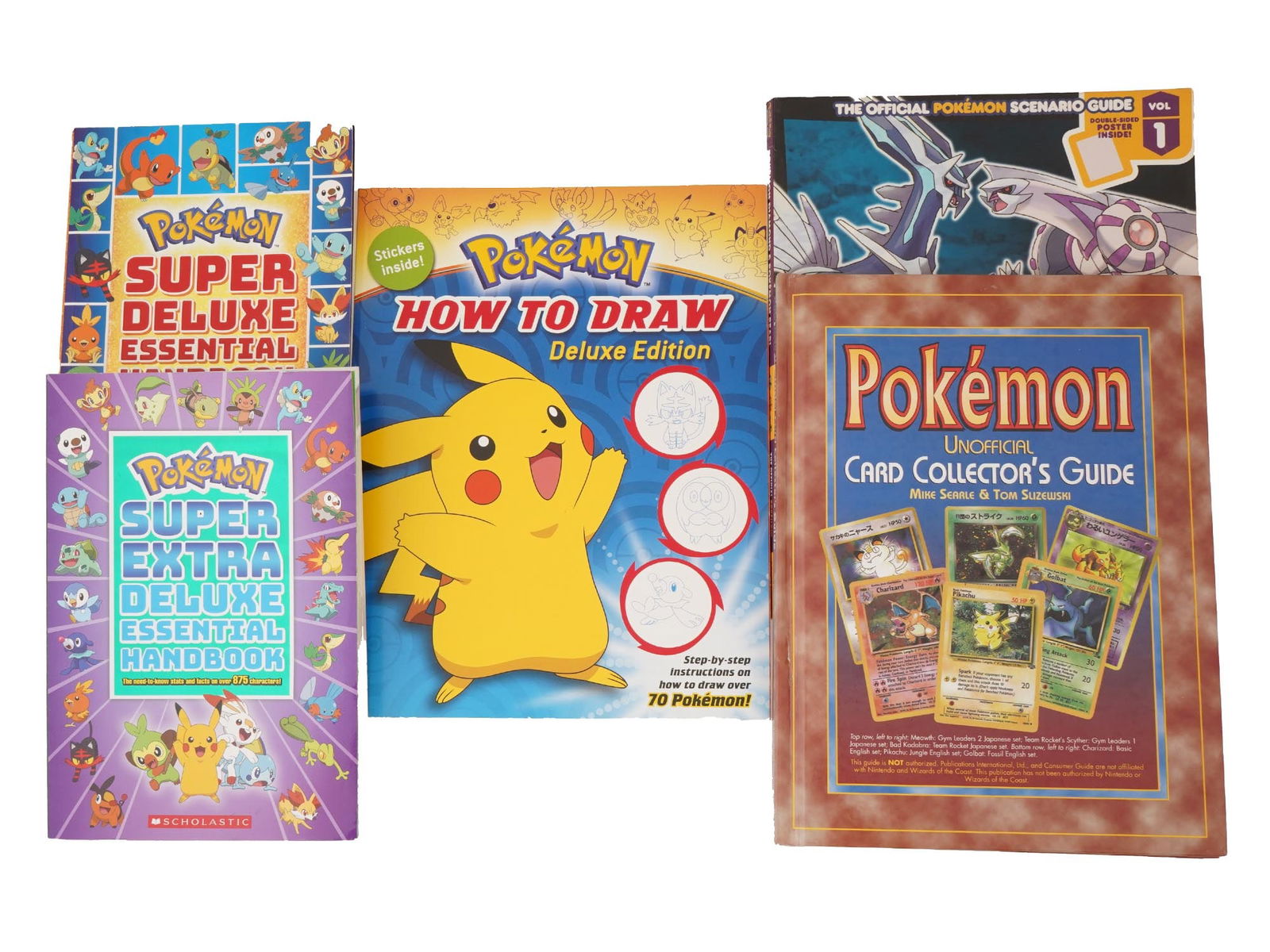 LOT OF DELUXE EDITION POKEMON HAND BOOKS CARD GUIDES (1 of 6)
