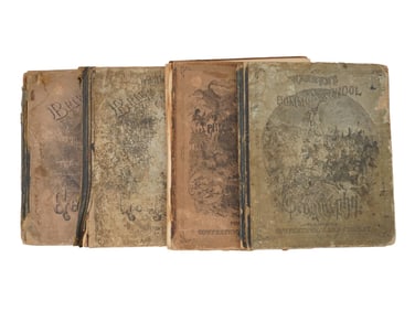 ANTIQUE WARRENS GEOGRAPHY FIRST EDITION BOOKS