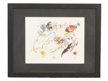 WASSILY KANDINSKY RUSSIAN COLOR LITHOGRAPH PRINT