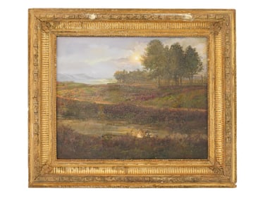 ATTR ALOIS ARNEGGER AUSTRIAN LANDSCAPE OIL PAINTING