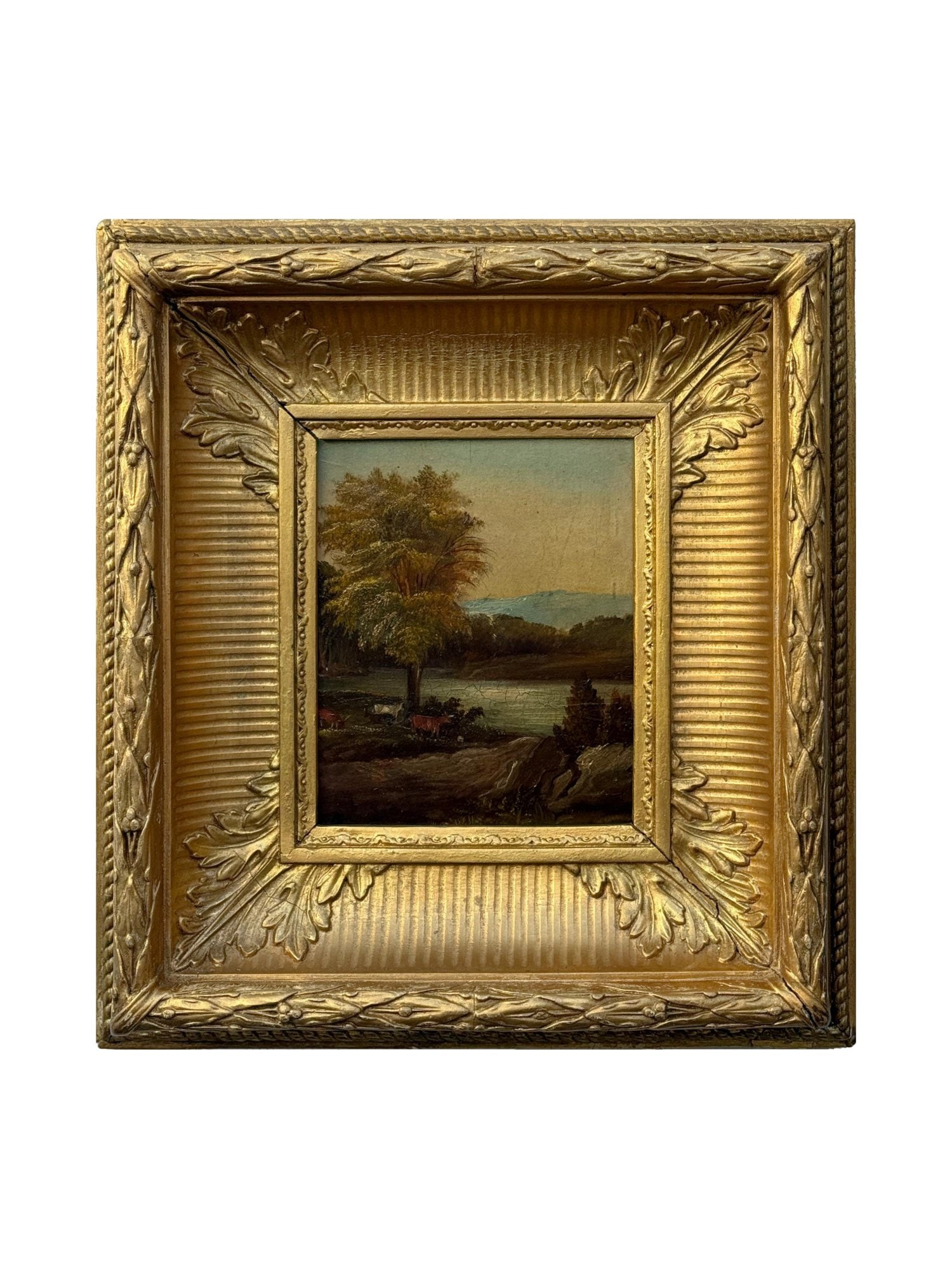 AMERICAN OIL PAINTING SIGNED ALBERT BIERSTADT (1 of 4)