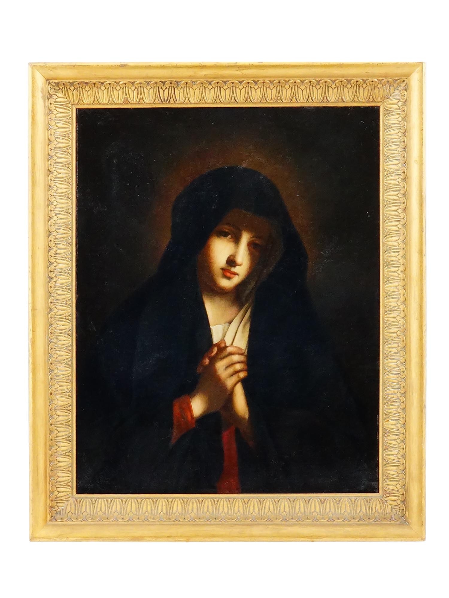 AFTER SASSOFERRATO OIL PAINTING MADONNA ADDOLORATA (1 of 8)