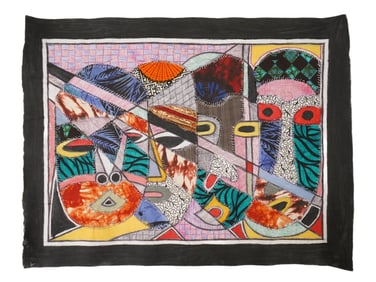 KAYODE BURAIMOH NIGERIAN MIXED MEDIA ARTWORK