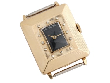 ART DECO JAEGER LE COULTRE 14K GOLD WATCH CASE