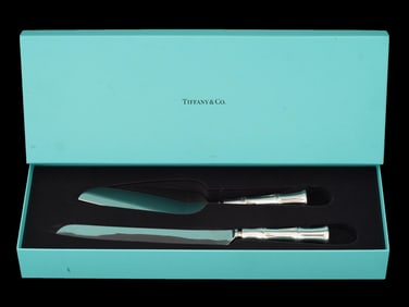 VTG TIFFANY AND CO STERLING SILVER CAKE SERVING SET