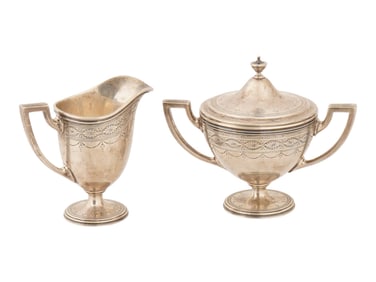 TIFFANY AND CO HAMILTON STERLING SILVER TEA SET