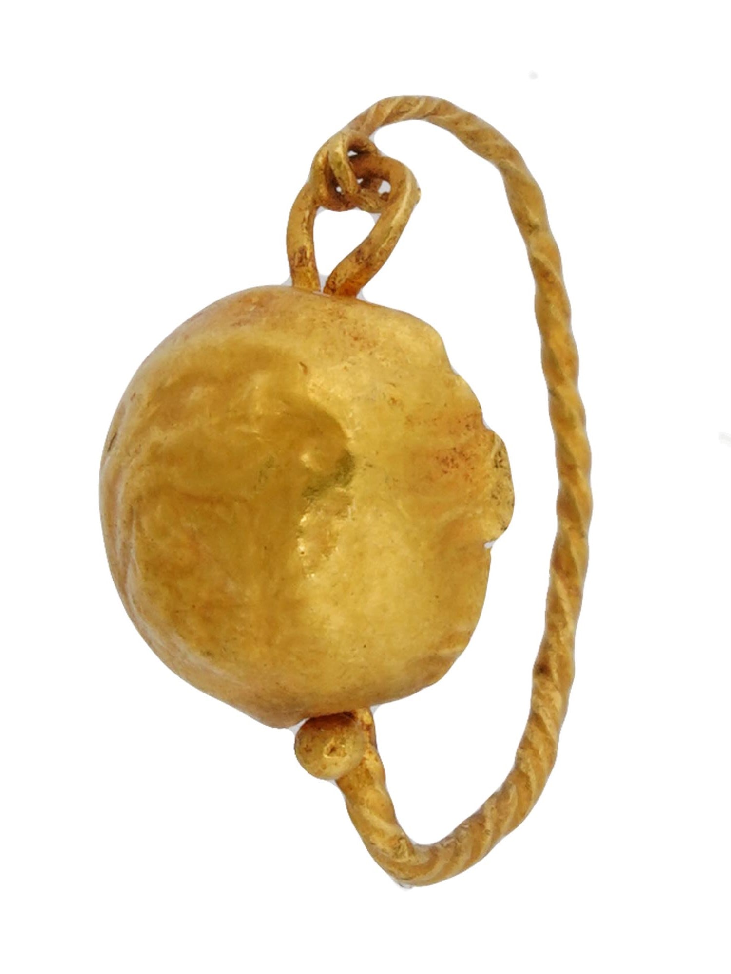 100 TO 300 AD ANCIENT ROMAN GOLD HOOP TYPE EARRING (1 of 4)