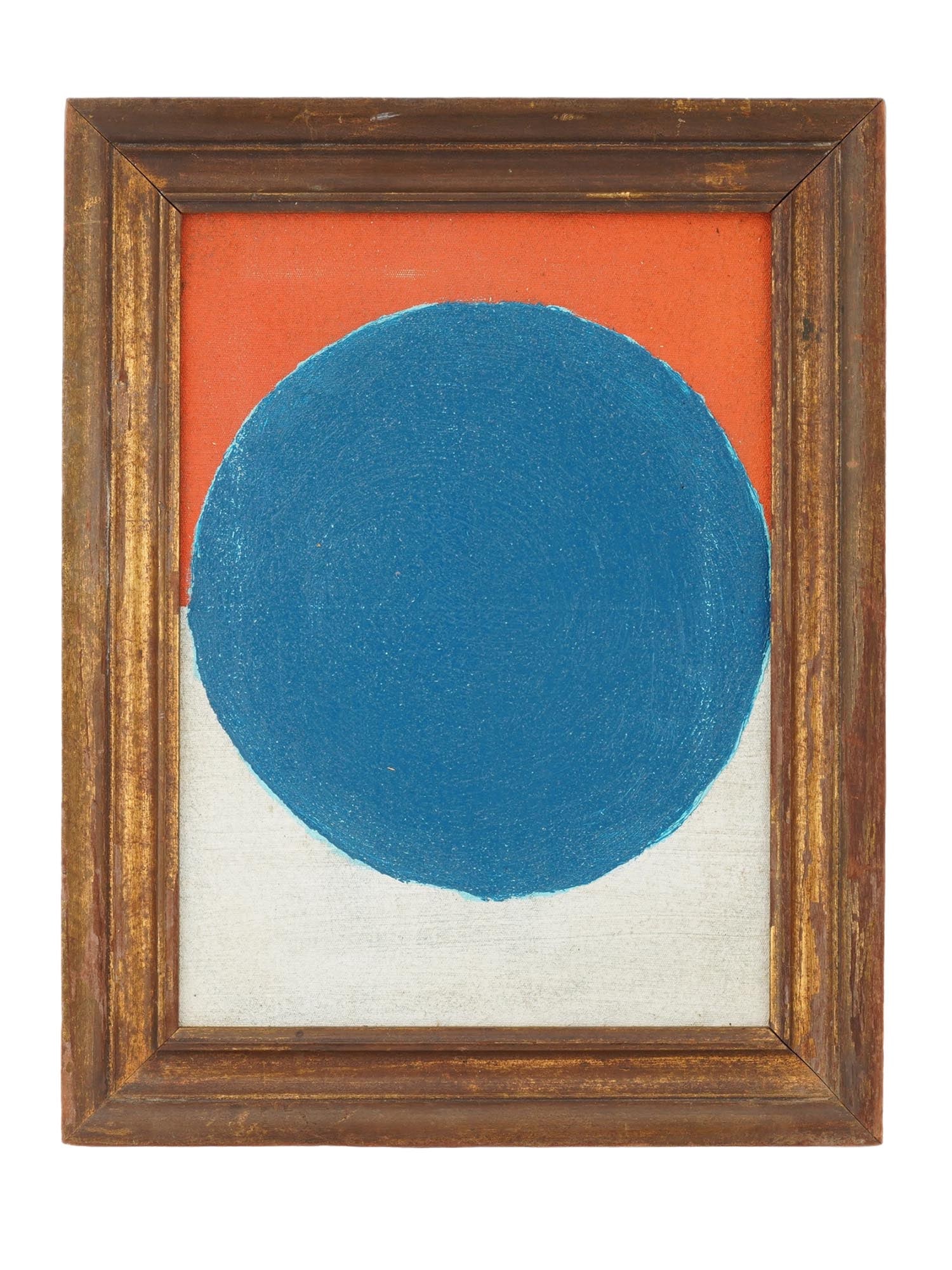 SIGNED ABSTRACT COMPOSITION OIL PAINTING (1 of 5)