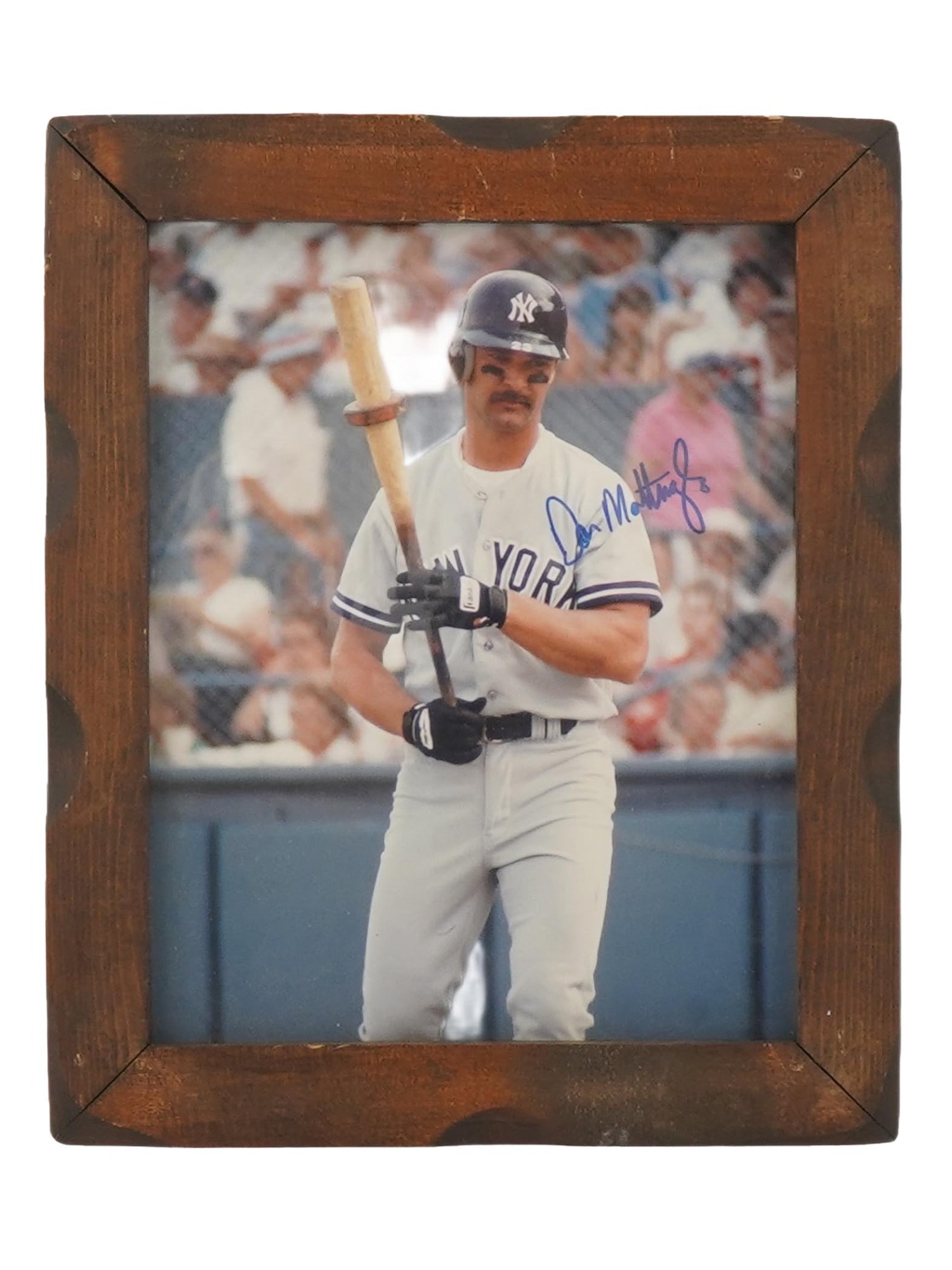 NEW YORK YANKEES PHOTO OF DON MATTINGLY AUTOGRAPHED (1 of 4)