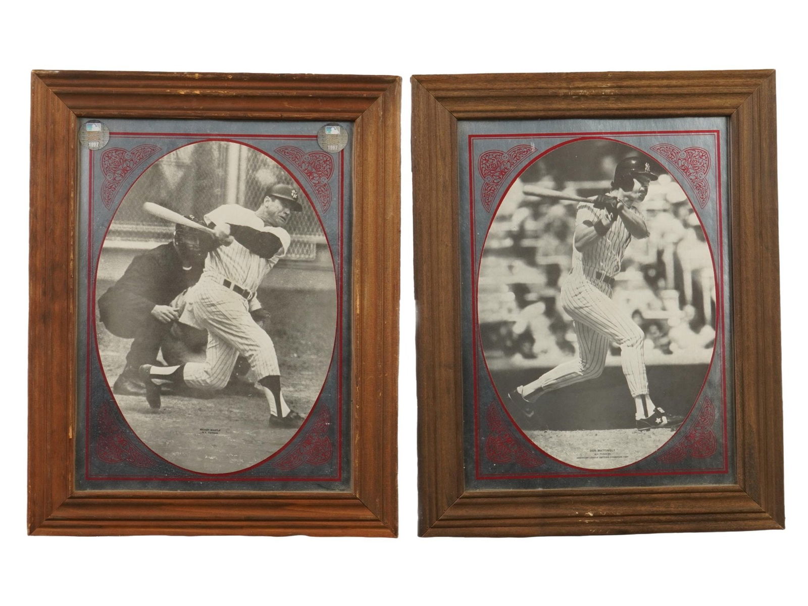 LOT OF AMERICAN NY YANKEES BASEBALL PHOTO PRINTS (1 of 7)