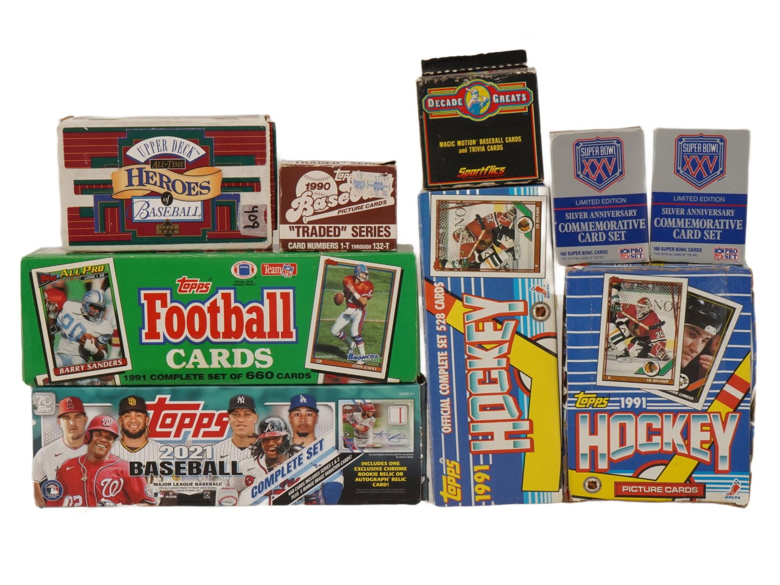 LARGE COLLECTION OF TOPPS UPPER DECK TRADING CARDS (1 of 4)