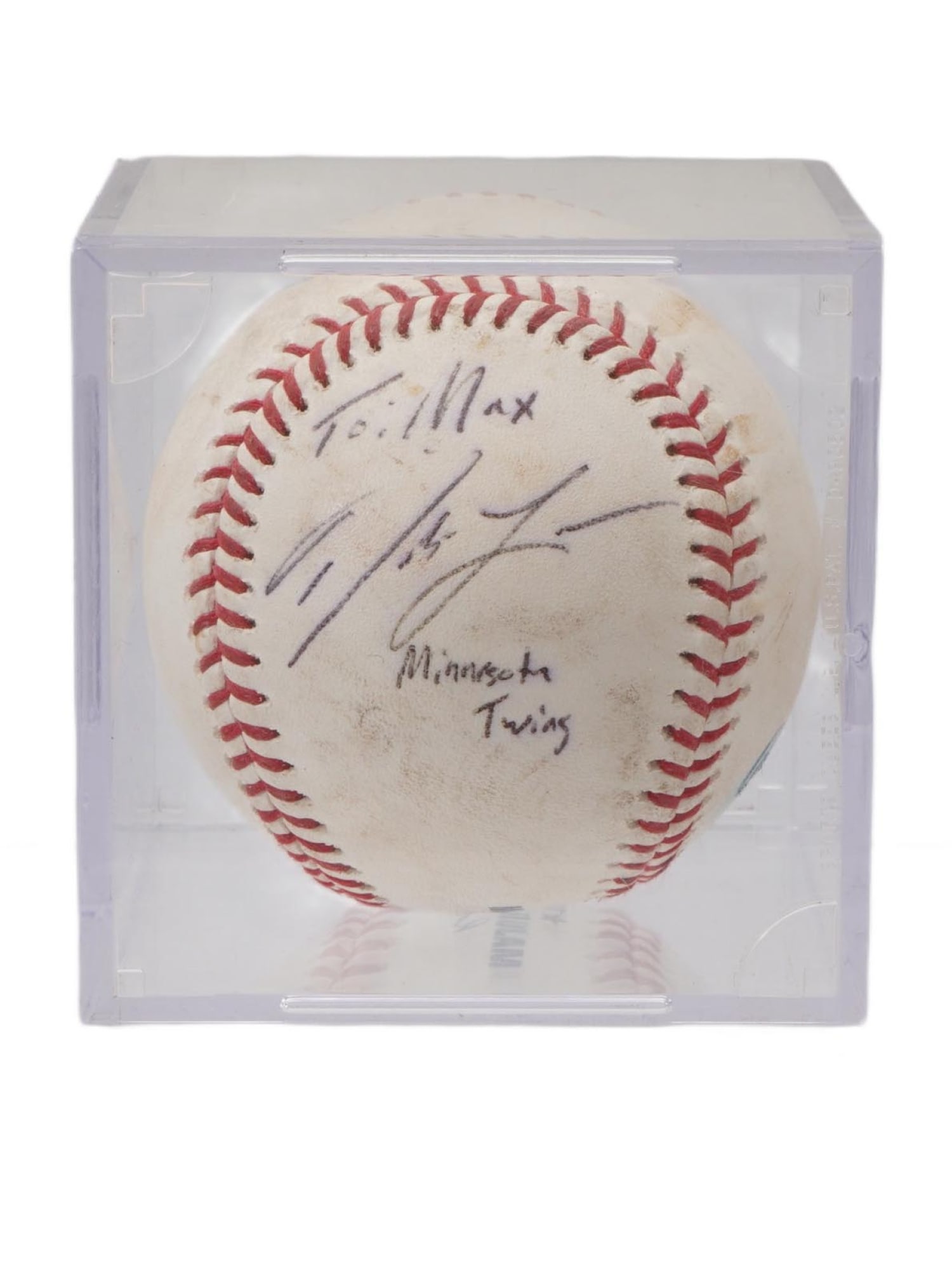 MAJOR LEAGUE BASEBALL ROBERT D. MANFRED JR. AUTOGRAPHED: An official Major League baseball bearing the printed signature of Commissioner Robert D. Manfred Jr., the tenth and current Commissioner of Major League Baseball, who assumed office on January 25, 20